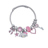 Wholesale Cartoon Style Zinc Alloy Electroplated Beaded Bracelet