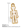 Wholesale Cartoon 316L Stainless Steel Jewelry Set With Dripping Oil Treatment Pendant Necklace And Earrings