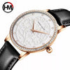 Wholesale Carved Retro Women's Quartz Diamond Watch With Alloy Case Stainless Steel Strap And Buckle Mineral Reinforced Glass Mirror Round Dial