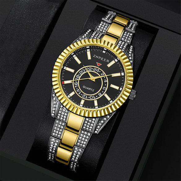 Wholesale Casual Alloy Band Round Dial Quartz Watch For Men And Women