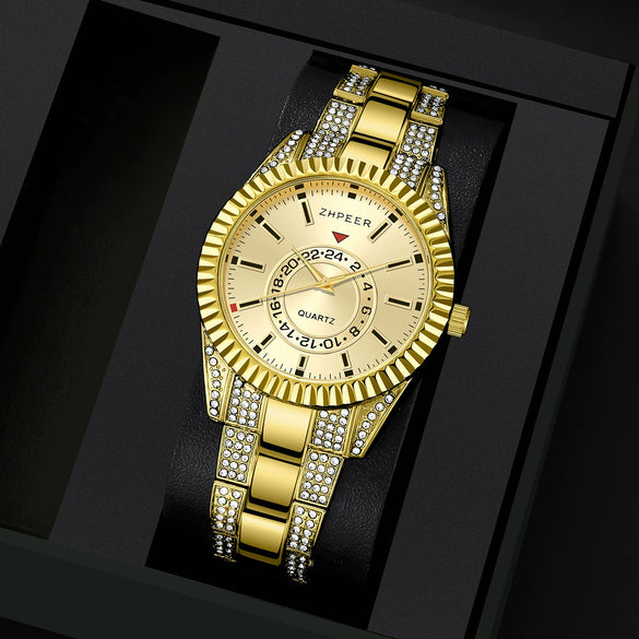 Wholesale Casual Alloy Band Round Dial Quartz Watch For Men And Women