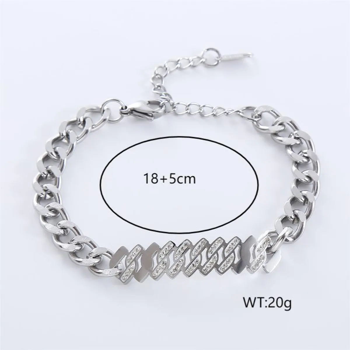 Casual Basic Commute Butterfly 304 Stainless Steel Zircon Bracelets In Bulk