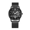 Wholesale Casual Business Style Alloy Case And Strap Round Dial Quartz Men's Watch