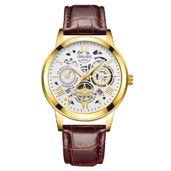 Wholesale Casual Business Style Alloy Case And Strap Round Dial Quartz Men's Watch