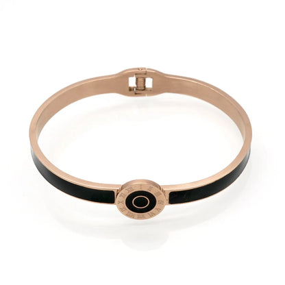 Wholesale Casual Letter Titanium Steel Bangle