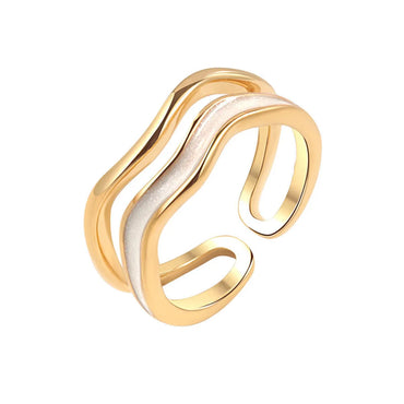 Wholesale Casual Simple Style Geometric Copper Plating Open Rings