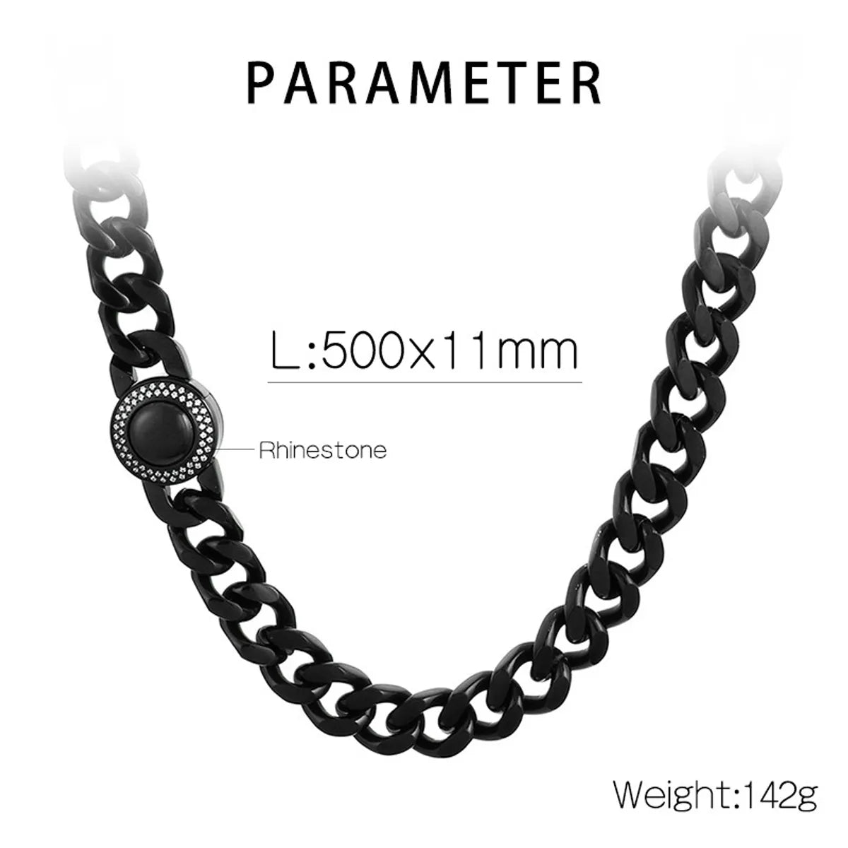 Wholesale Casual Simple Style Geometric Titanium Steel Plating Bracelets Necklace