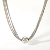Wholesale Casual Streetwear Geometric Stainless Steel Plating 18k Gold Plated Necklace