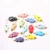 Wholesale Ceramic And Stainless Steel Fish Shape Polka Dot Handmade Jewelry Accessories With Electroplating
