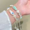 Wholesale Ceramic Beaded Bracelet With Animal Zodiac Pattern Electroplated Style Jewelry