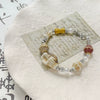 Wholesale Ceramic Conch Pattern Loose Beads For Handmade Jewelry Retro Style With High Temperature Flower Glaze And Paint Treatment