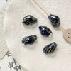 Wholesale Ceramic Conch Pattern Loose Beads For Handmade Jewelry Retro Style With High Temperature Flower Glaze And Paint Treatment