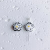 Wholesale Ceramic Handdrawn Flower Loose Beads For Beaded Bracelet Jewelry Accessories Environmental Protection