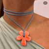 Wholesale Ceramic Pearl Star Pendant Necklace With Electroplating For Women Minimalist Style Water Wave Chain