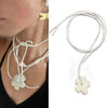 Wholesale Ceramic Pearl Star Pendant Necklace With Electroplating For Women Minimalist Style Water Wave Chain