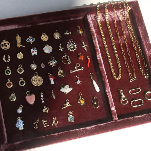 Wholesale Ceramic Pendant Necklace With Cherry Bird Redcrowned Crane Pattern Gold Electroplated For Women