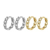 Wholesale Chain Earrings S925 Sterling Silver Circle Geometric Seiko For Women