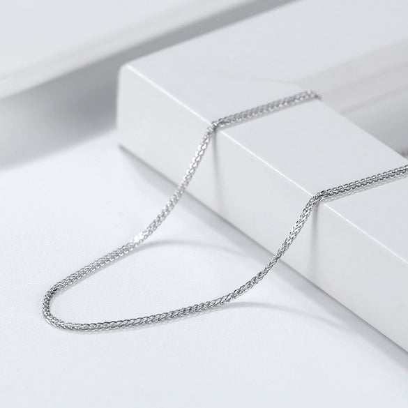 Wholesale Chain S925 Silver Italian Car Flower Hiphop Clavicle Chain Geometric Minimalist Electroplated
