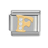 Wholesale Charm Bracelet Stainless Steel Letter Diamond Detachable Splicing