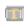 Wholesale Charm Bracelet Stainless Steel Letter Diamond Detachable Splicing