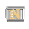 Wholesale Charm Bracelet Stainless Steel Letter Diamond Detachable Splicing