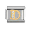Wholesale Charm Bracelet Stainless Steel Letter Diamond Detachable Splicing