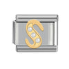 Wholesale Charm Bracelet Stainless Steel Letter Diamond Detachable Splicing