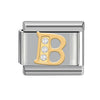Wholesale Charm Bracelet Stainless Steel Letter Diamond Detachable Splicing