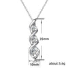 Wholesale Chemical Molecular Necklace Copper Geometric Pattern Electroplated Ochain Women's Fashion Accessories