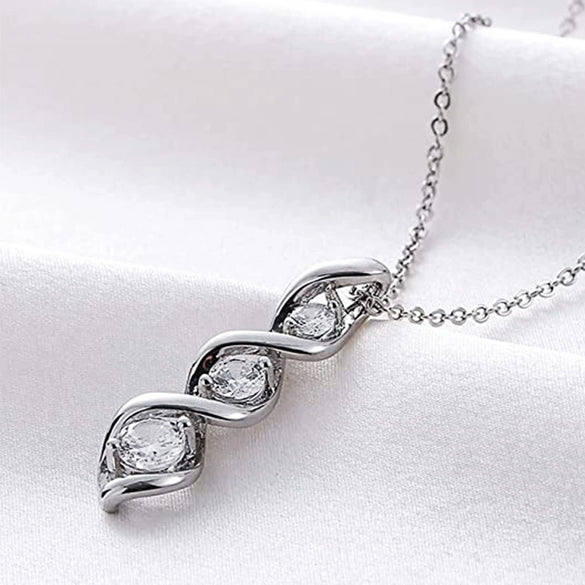 Wholesale Chemical Molecular Necklace Copper Geometric Pattern Electroplated Ochain Women's Fashion Accessories