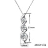 Wholesale Chemical Molecular Necklace Copper Geometric Pattern Electroplating Fashion Accessories For Women