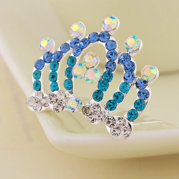 Wholesale Children's Alloy Crown Hair Comb Hair Accessories With Electroplating Process