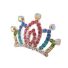 Wholesale Children's Alloy Crown Hair Comb Hair Accessories With Electroplating Process