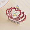 Wholesale Children's Alloy Crown Hair Comb Hair Accessories With Electroplating Process