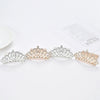 Wholesale Children's Alloy Hair Comb Insert Comb With The Crown Styling And Electroplating Treatment
