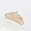 Wholesale Children's Alloy Hair Comb Insert Comb With The Crown Styling And Electroplating Treatment