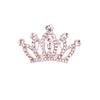 Wholesale Children's Alloy Silver Plated Rhinestone Crown Comb For Girls