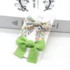 Wholesale Children's Bow Hairpin Floral Cloth Handmade Hair Accessories Duckbill Clip