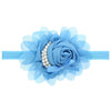 Wholesale Children's Cloth Hair Band With Pearl Flower Pattern Handmade