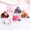 Wholesale Children's Cloth Handmade Rabbit Hair Clip Hair Accessories