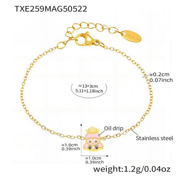 Wholesale Children's Jewelry Set Stainless Steel With Electroplating Cute Design