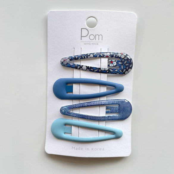 Wholesale Children's Metal Bb Clip Hair Accessories With Frosted Rubber Paint And Epoxy Printing Floral Fruit Design