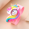 Wholesale Children's Silicone Cartoon Style Multi Style Watch Bracelet Necklace Hairpin Ring Set With Round Dial