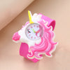 Wholesale Children's Silicone Cartoon Style Multi Style Watch Bracelet Necklace Hairpin Ring Set With Round Dial