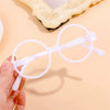 Wholesale Children's Trendy Round Plastic Toy Glasses Frame Without Lenses Super Cute Doctor Style