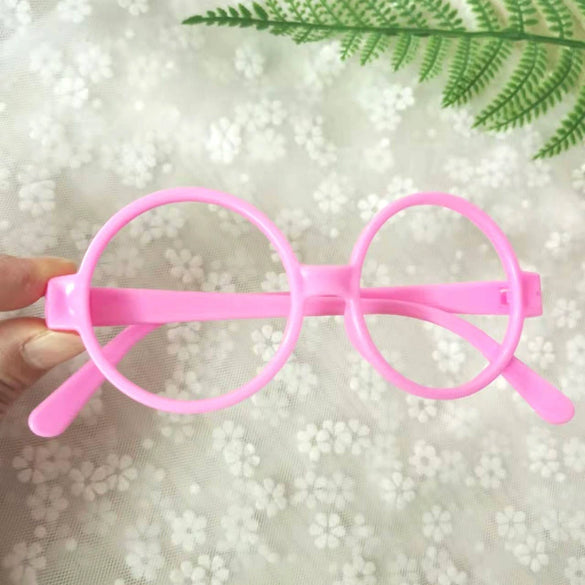 Wholesale Children's Trendy Round Plastic Toy Glasses Frame Without Lenses Super Cute Doctor Style