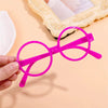 Wholesale Children's Trendy Round Plastic Toy Glasses Frame Without Lenses Super Cute Doctor Style