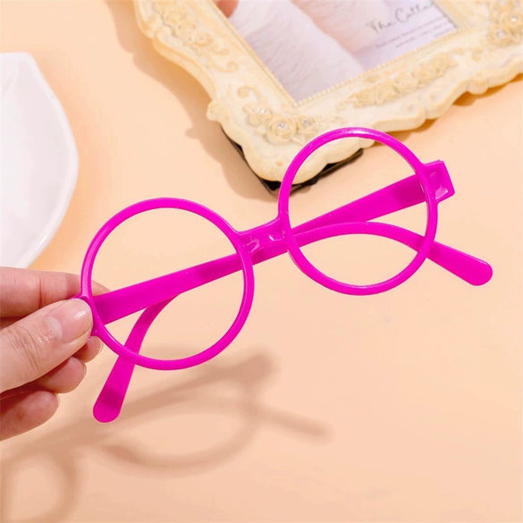 Wholesale Children's Trendy Round Plastic Toy Glasses Frame Without Lenses Super Cute Doctor Style