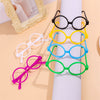 Wholesale Children's Trendy Round Plastic Toy Glasses Frame Without Lenses Super Cute Doctor Style