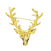Wholesale Christmas Brooch Zinc Alloy Animal Heart Letters Flower Geometric Electroplating For Women